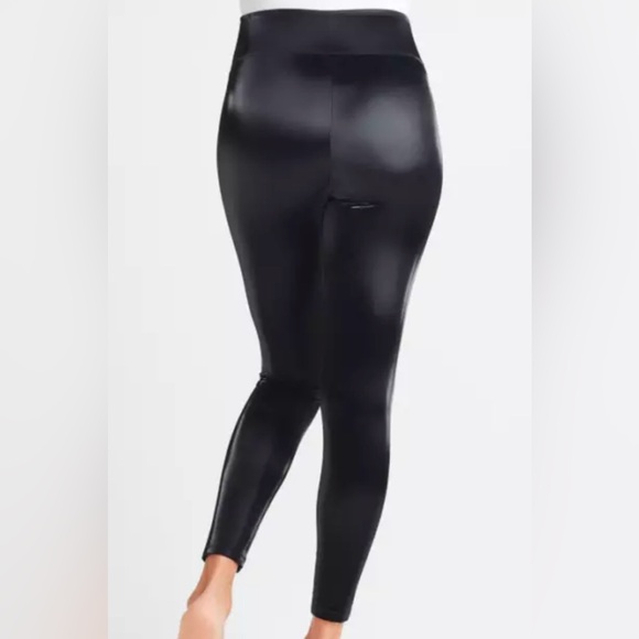 YUMMIE High Rise Coated Shine Womens Stretch Legging SZ M - Picture 6 of 6